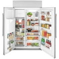 thumbnail image 2 of Café CSB48YP2NS1 28.7 Cu. Ft. Side-by-Side Built-In Refrigerator with Dispenser, 2 of 4