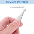 thumbnail image 2 of Miangastore Nose Hair Trimmer Silver Adults Home Use 1 Set 3.7x0.5in, 2 of 8