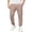 Khaki, variant on Szhihuiw Pants for Girls Fleece Lined Drawstring High Waisted Athletic Workout Joggers Casual Sweatpants with Pockets