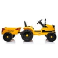 thumbnail image 4 of Ktaxon Kids Ride On Tractor Car 12V Battery Powered Agricultural Vehicle with R/C Yellow, 4 of 7