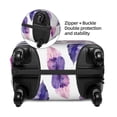 thumbnail image 5 of Multi-Size Suitcase Protective Cover Full Range Double Stitching Invisible Zipper For Travel Business Watercolor Seamless Pattern With Leaves (2) Small, 5 of 8