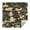 Jungle Camo Irregular, variant on Green Teal Camo Classic Shapes Pattern Square Tablecloth,Waterproof Square Table Cover,Wipeable Spillproof Washable Table Cover for Home Kitchen Party Decor 42"X42"(107x107cm)