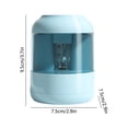 thumbnail image 3 of Fully Automatic Pencil Sharpener, Battery Operated Pencil Sharpener for Kids, Electric Pencil Sharpener with Transparent Shavings Container, 3 of 6