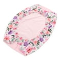 thumbnail image 4 of Cover, Quick Dry Soft Baby  Changing Sheets Safe Stretchy Removable  For Babies For  Table Green Leaves, White Plush,Rose Red Flowers, Pink Plush,Dinosaurs, Lake Blue Plush,Light, 4 of 8