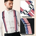 thumbnail image 3 of MELOTOUGH 2 Pcs Mens Suspenders Heavy Duty Clips Suspender Fully Elastic 2 Inch Wide Work Suspenders for Jeans, 3 of 8