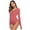 Red Bean, variant on Purcoar Women's Bodysuit V-Neck Long Sleeves Shapewear Onesies Body Suit