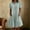 *Green, variant on ClodeEU Women's Collared Short Sleeve Shirt Dress,Casual Button Front Ruffle Hem A-Line Dress with Pockets Army Green,Women's Plus L