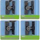 thumbnail image 4 of Door Lock Hardware, 90 Degree Heavy Duty Gate Latches Flip Latch Safety Door Bolt Latch Lock 1PCS, 4 of 5
