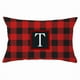 thumbnail image 1 of Funda de almohada navideña con diseño de muñeco sin rostro, gnomo enano, duende, enrejado, árbol de Navidad, copo de nieve, lino estampado, funda de almohada para sofá, funda de almohada de piel de me, 1 of 1
