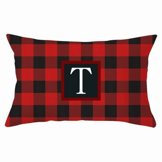 Funda de almohada navideña con diseño de muñeco sin rostro, gnomo enano, duende, enrejado, árbol de Navidad, copo de nieve, lino estampado, funda de almohada para sofá, funda de almohada de piel de me