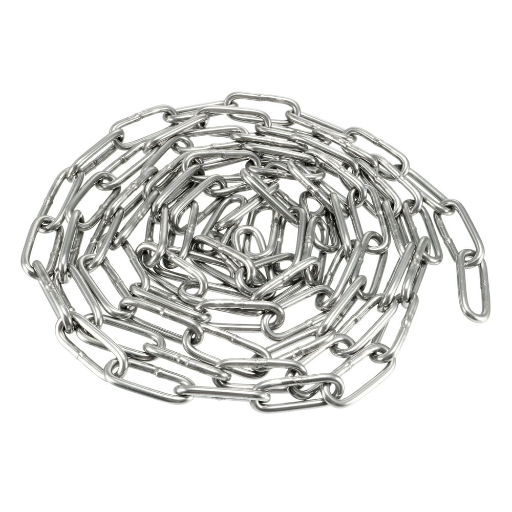 Stainless Steel 304 Hardened Proof Coil Chain 2m Long 3mm Thickness