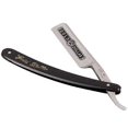 thumbnail image 1 of Gold Dollar 66 Classic Steel Straight Salon Barber Shaving Razor Shaver (black+silver), 1 of 2