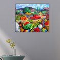 thumbnail image 4 of 5D DIY completo redondo taladro diamante pintura al aire libre escena de verano kit decoración del hogar JShteea El nuevo, 4 of 9