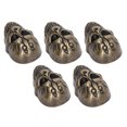 thumbnail image 3 of Skull Rivets, Electroplating Process Punk Style Zinc Alloy Ghost Skull Rivet  For Belts Silver Black,Bronze, 3 of 8