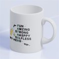 thumbnail image 1 of Taza de cerámica Word Taza de café minimalista de boca ancha Word para temática de juegos 8,1 x 8,1 x 9,5 cm CCP321, 1 of 5