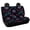 Gradient Dreamcatcher Design, variant on POLERO Horse Sunflower Full Wrap Rear Bench Seat Cover for Car Interior Automotive, Comfortable Stretch Backrest Cover Protectors for Truck and Sedan