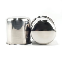 RhinoTuning 3.27in Stainless Push-Thru Center Caps 3.27 inch Push Through Wheel Center Caps 2pcs