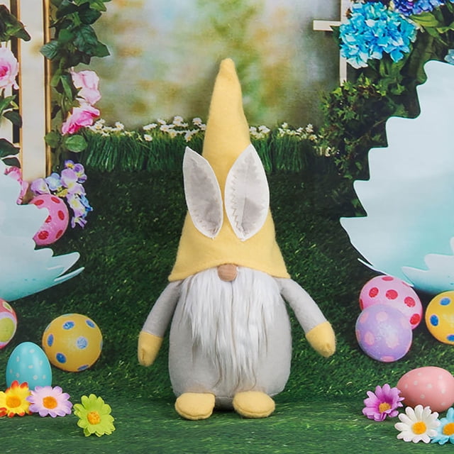 Easter Decorations Easter Decoration Bunny Tricolor Rudolph Doll Faceless Doll Window Decoration Layout
