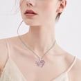 thumbnail image 4 of Mfigree Best Gifts for Women, Heart Necklace Mom Grandma Necklace, Birthday Mothers Day Valentine's Day Jewelry Gifts for Mom Grandma Wife from Daughter Son, 4 of 7