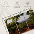 thumbnail image 6 of Elephant Stock Napa Vineyard Sunset Wall Art - Horizontal Multi Panel Canvas - Living Room Wall Decor - Nature Multi Panel - Brown And Orange Decor - 57" x 36", 6 of 8