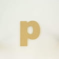 thumbnail image 3 of Package of 1, 16 Inch X 3/4" Thickness MDF Letter p in The Arial Font, Thick, Lower Case for Art & Craft Project, Made in USA, 3 of 4