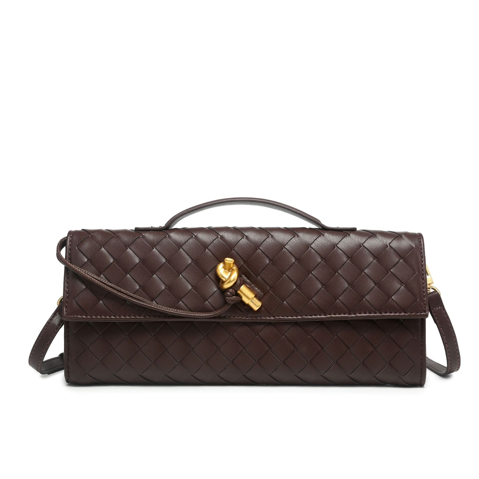 PRIYAL Woven Purse for Women Evening Clutch Woven Leather & Suede Handbags Crossbody Bag Suede Purse Formal Evening BagFor Mom