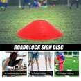 thumbnail image 5 of MEIBUTYUP 14-Piece Red Football Agility Cones Set, Lightweight PE Training Markers for Soccer, Outdoor Sports, and Speed Drills, 5 of 8