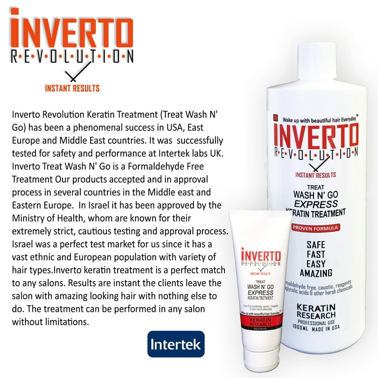 Inverto revolution keratin clearance treatment