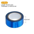 thumbnail image 2 of Uxcell 15mmx5m Metallic Foil Masking Washi Tape Art Craft Decoration, Dark Blue 2 Roll, 2 of 5