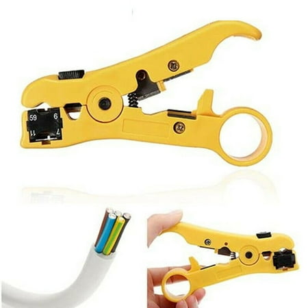 

Rotary Coax Coaxial Cable Wire Cutter Stripper RG59 RG6 RG7 RG11 Stripping Tool