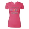 thumbnail image 2 of I Don't Need Google My Son Knows Everything Womens Slim Fit Junior Tee, Pink, X-Large, 2 of 3