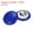 Deep Blue, variant on Uxcell 20Pcs Leather Covered Button Metal Round Sewing Buttons Alloy Orange