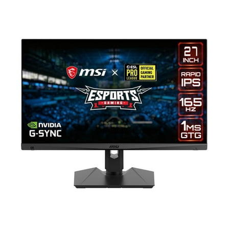 UPC: 0824142222812 | MSI Optix MAG274QRF-QD 27  WQHD 2560 x 1440 (2K) 1ms (GTG) 165 Hz 2 x HDMI  DisplayPort  USB-C NVIDIA G-Sync Compatible Gaming Monitor with Quantum Dot Technology