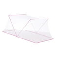 thumbnail image 3 of Cubierta de decoración de habitación, dosel, tienda de dormir portátil plegable, cortina de cama para adultos para viajes, dormitorio, sala de estar, Rosa 190x160x80cm Gloria tienda de cama, 3 of 9