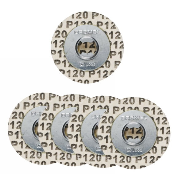 5 Pack 60 Grit EZ Lock Sanding Discs