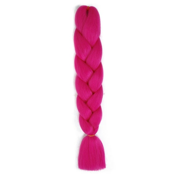 Long Single color Jumbo Braid Hair Extensions for African style - High Temperature Synthetic Fiber Camellia size 1