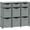Grey, variant on Closet Organizers And Storage | Includes All Storage Cube Bins | Easy To Assemble Closet Storage Unit With Drawers | Room Organizer For Clothes, Baby Closet Bedroom, Playroom, Dorm (White Grey)