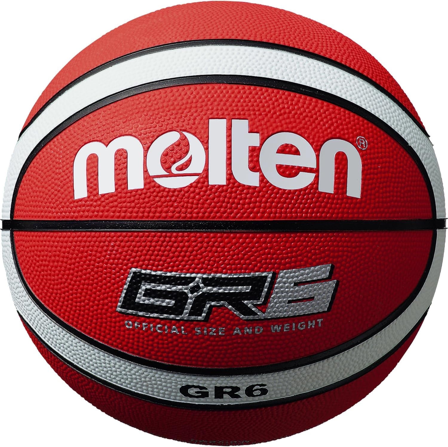 Molten Rubber Basketball Size 6 - Durable Ball - Walmart.com
