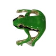 thumbnail image 2 of SmartBy Tree Frog Ring Good Detail Realistic Animal Smooth Polished Adjustable Open Ring Novelty Knuckle Ring Party Daily Lady Finger Jewelry, 2 of 7