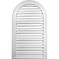 thumbnail image 1 of Ekena Millwork 18"W x 26"H Cathedral Urethane Gable Vent Louver, Non-Functional, 1 of 4