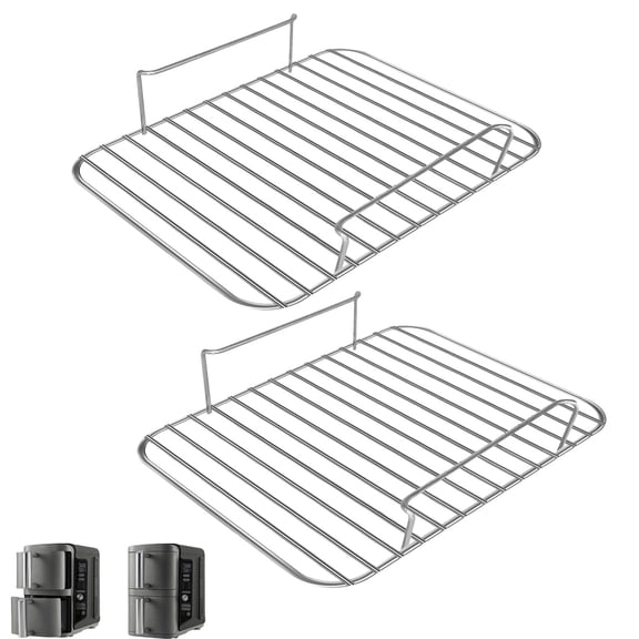 GWY Air Fryer Wire Rack for Ninja DoubleStack XL, 8.5"×7.2" Stainless Steel Grill Rack, Dishwasher Safe