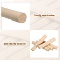 thumbnail image 4 of Unique Bargains 1 x 6 Inch Dowel Rods Wood Sticks Unfinished Wooden Dowel Rods Round Dowels Sticks 10 Pcs, 4 of 6