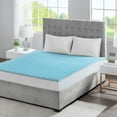 thumbnail image 3 of Gracie Mills Mclean Cooling Gel Memory Foam Reversible Mattress Topper - GRACE-6263, 3 of 3