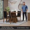 thumbnail image 5 of Juego de Comedor con Mesa y 4 Sillas Madesa Sophie MN 01, 5 of 5