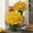 Gold, variant on Funsdecor Mums, Artificial Outdoor Sunset Mums Flowers - UV Resistant, Waterproof, Windproof, Never Faded, No Watering, Pruning,Cleanup-Bright & Full Like Real Thing (5 Bundle of Orange)
