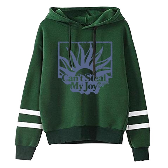 Josiah Queen Can't Steal My Joy Pullover Hoodie Unisex Pocketless Long Sleeve Casual Hooded Sweatshirt