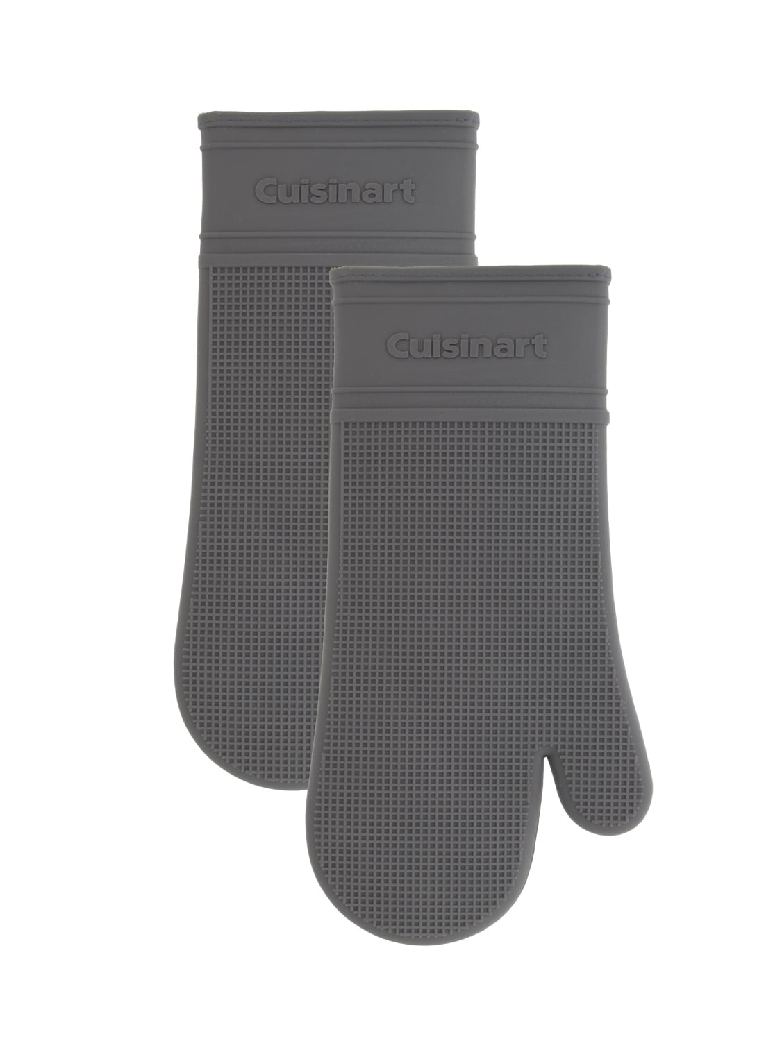 Cuisinart Silicone Oven Mitts with Quilted Liner Not Slip, Heat