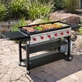 thumbnail image 6 of Camp Chef 6-Burner 45.5" Griddle with True Seasoned Non-Stick Surface, 6 of 7