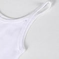 thumbnail image 4 of Bovemsi Women's Tanks & Camis Tank Tops Summer Fashion 2025 Workout Ribbed Sleeveless High Neck Beach Vacation Oufits Clothes White Camisole, 4 of 6