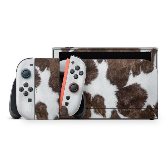 DesignSkinz Modern Cowhide Chic V3 Full-Body Skin Decal Wrap Cover for Nintendo Switch 2